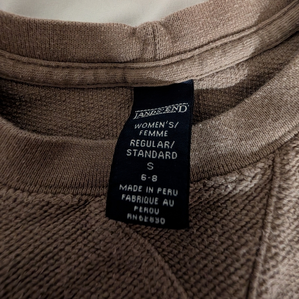 Lands' End Crewneck Sweatshirt - Picture 3 of 9